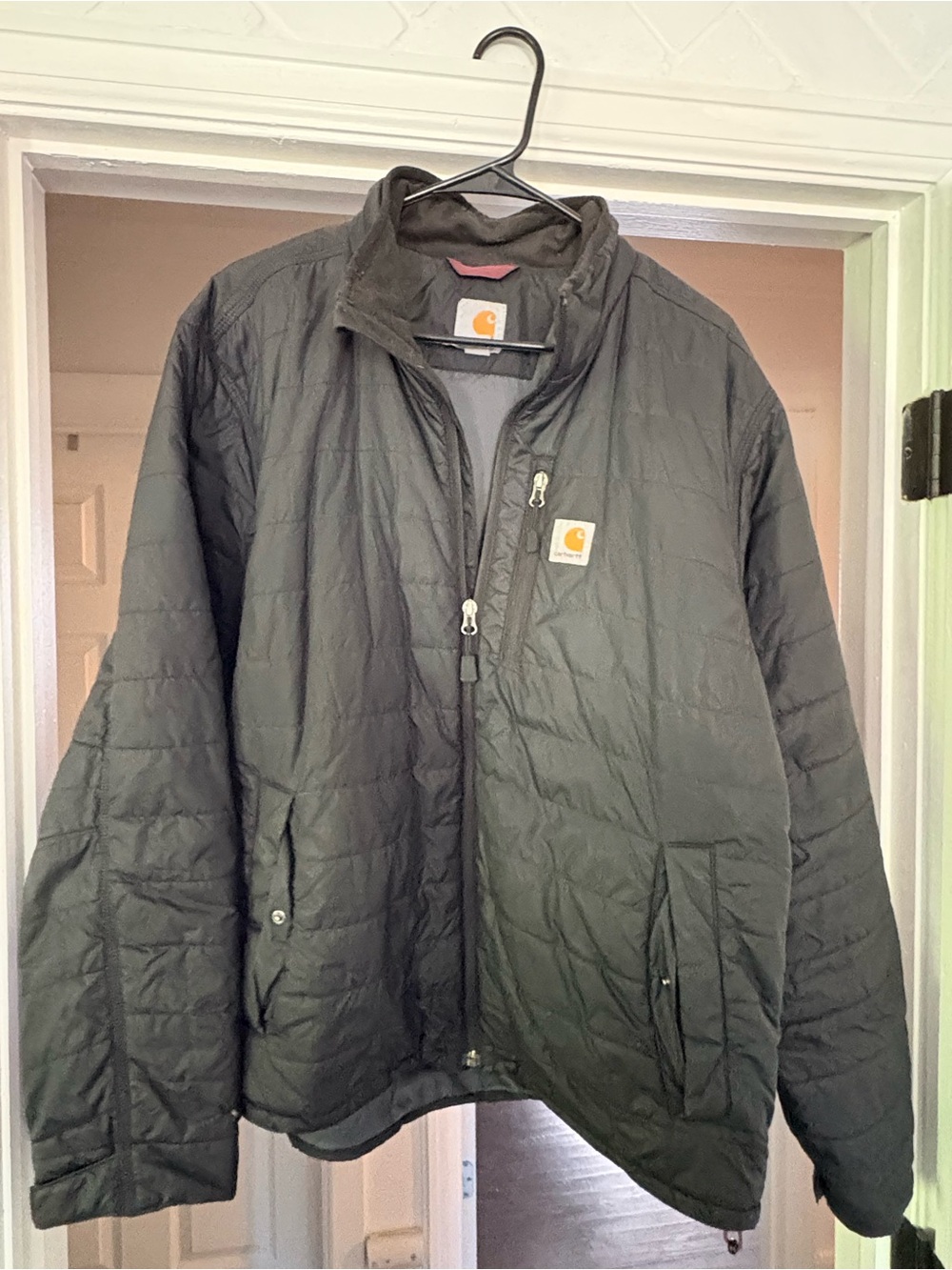 Carhartt Men's Quilted Black Puffer Jacket